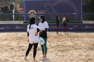 مبارزه نزدیک دو بازیکن تنیس